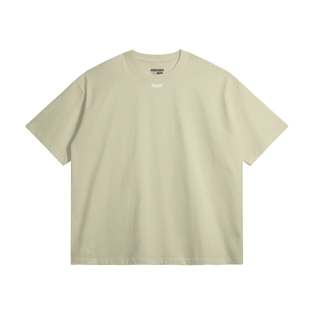 305G Oversized Tee | "HEARTS & ROSES" (Pastel Gray)